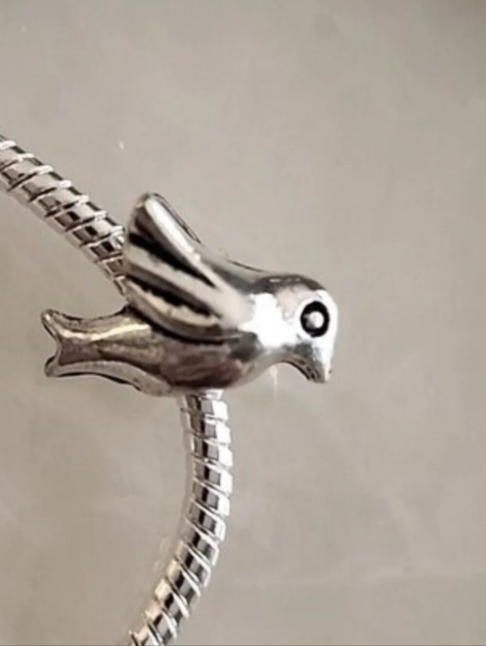 Bird Charm for European Style Bracelets Fits Pandora Systems